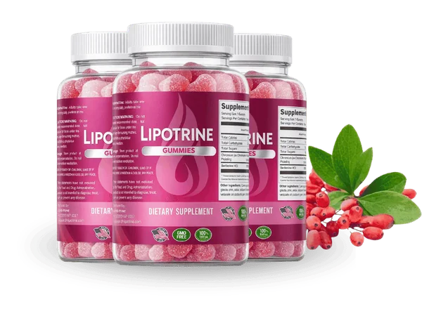 LipoTrine daily metabolism and craving support gummy three bottle pack
